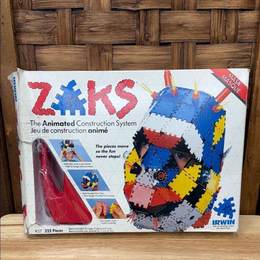 Rare unique Zaks Animated Construction System - Multicolor